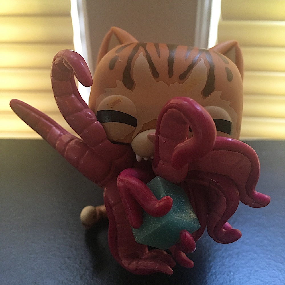 GOOSE from Captain Marvel Funko Pop- full Flerken mode- Glow in the dark